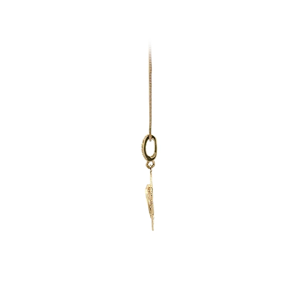 Mặt dây chuyền vàng hình Đức Mẹ Đồng Trinh với đá zircon