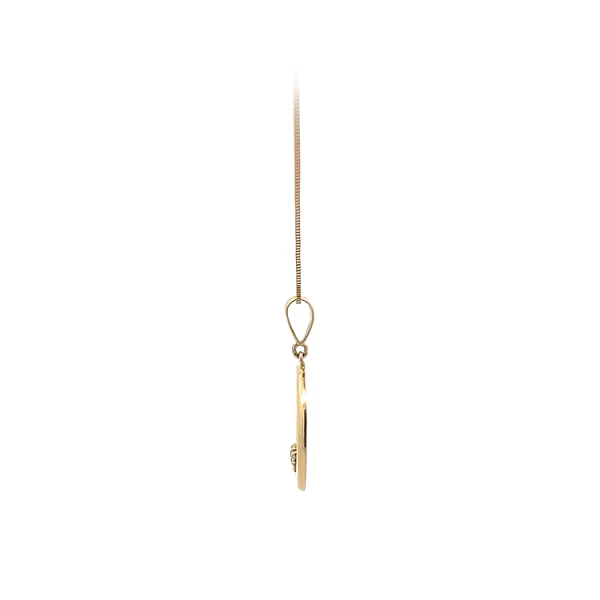 Mặt dây chuyền vàng đính đá zircon