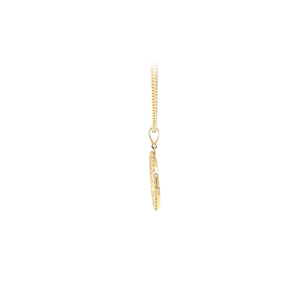 Mặt dây chuyền vàng hình Cây Sự Sống đính đá zircon