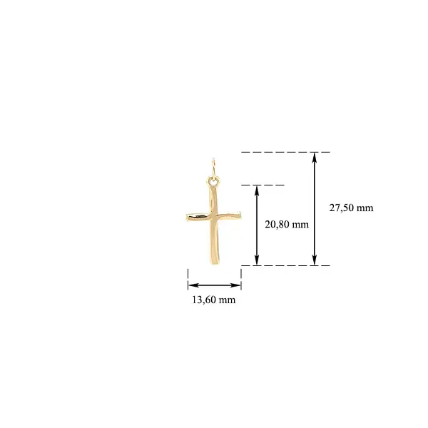 Mặt dây chuyền thánh giá vàng