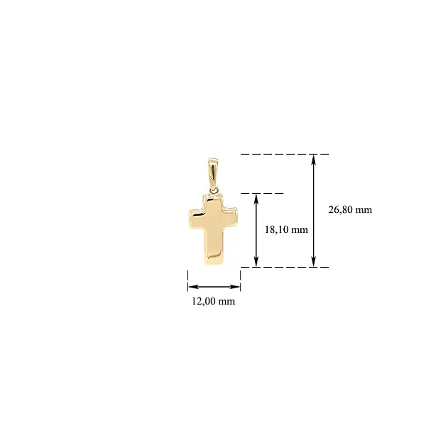 Mặt dây chuyền thánh giá vàng