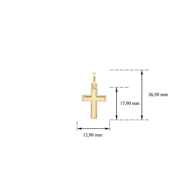 Mặt dây chuyền thánh giá vàng