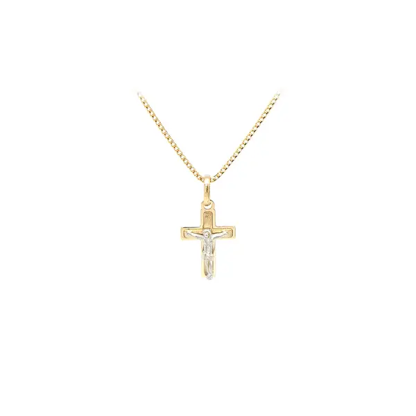 Mặt dây chuyền thánh giá có hình Chúa Giêsu Kitô làm bằng vàng kết hợp