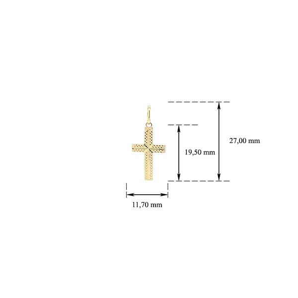 Mặt dây chuyền thánh giá vàng