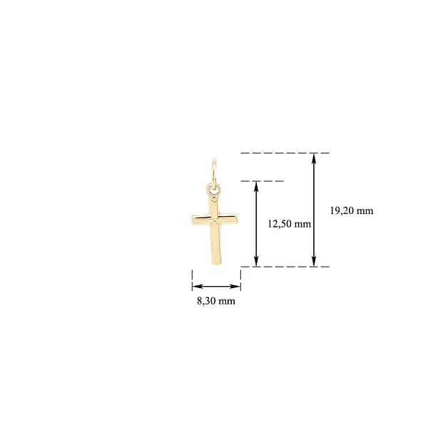 Mặt dây chuyền thánh giá vàng