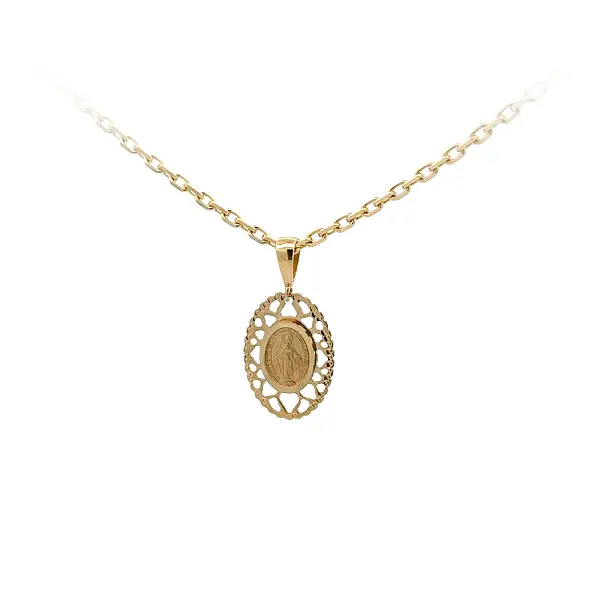 Mặt dây chuyền vàng hình Đức Mẹ Đồng Trinh Maria