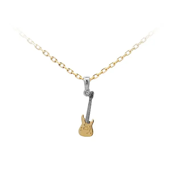 Đàn guitar dạng chuỗi làm từ vàng kết hợp