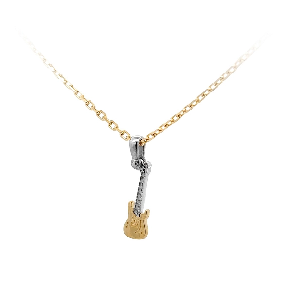 Đàn guitar dạng chuỗi làm từ vàng kết hợp