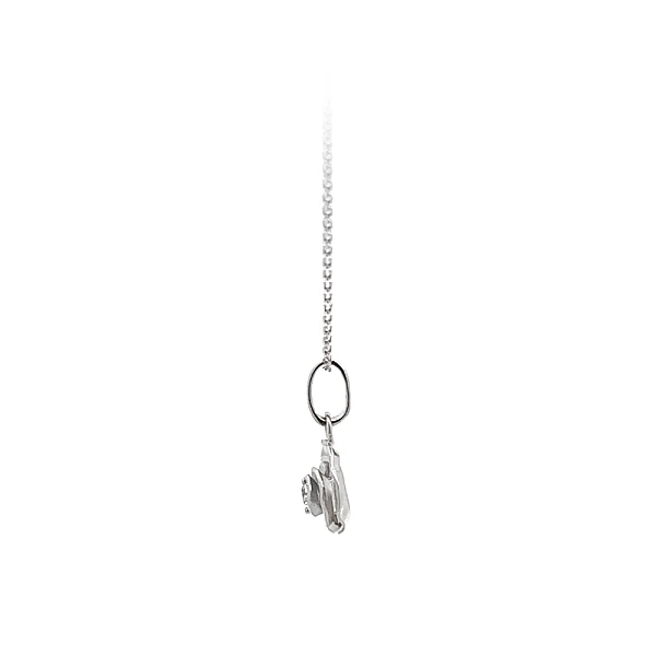 Mặt dây chuyền zircon trắng vàng