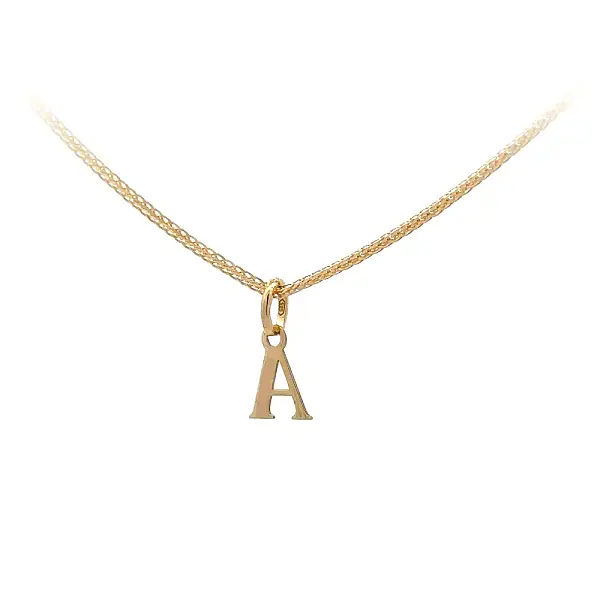 Mặt dây chuyền vàng hình chữ A