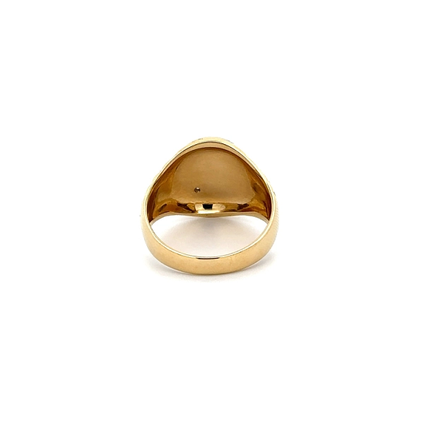 Nhẫn nam đính đá zircon làm từ vàng kết hợp