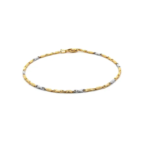 Vòng tay kết hợp vàng