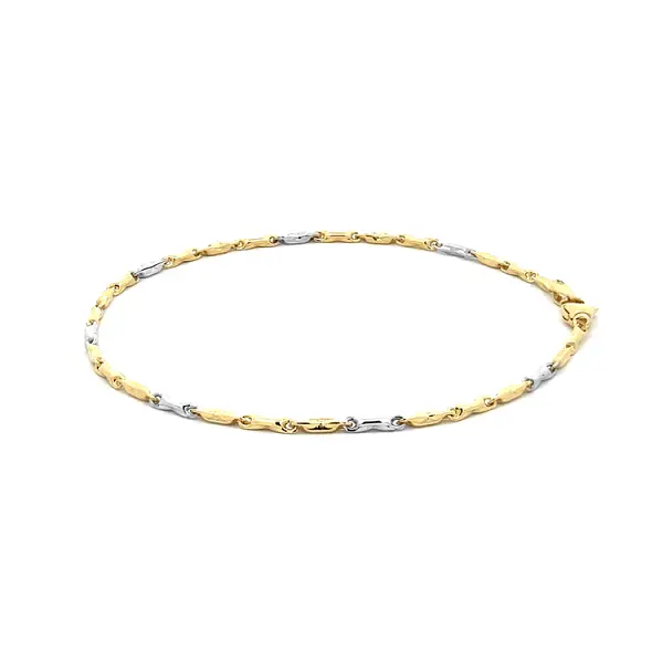 Vòng tay kết hợp vàng