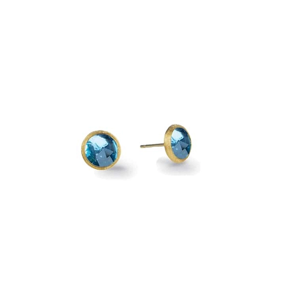 Vòng tai vàng với đá topaz xanh Marco Bicego Jaipur