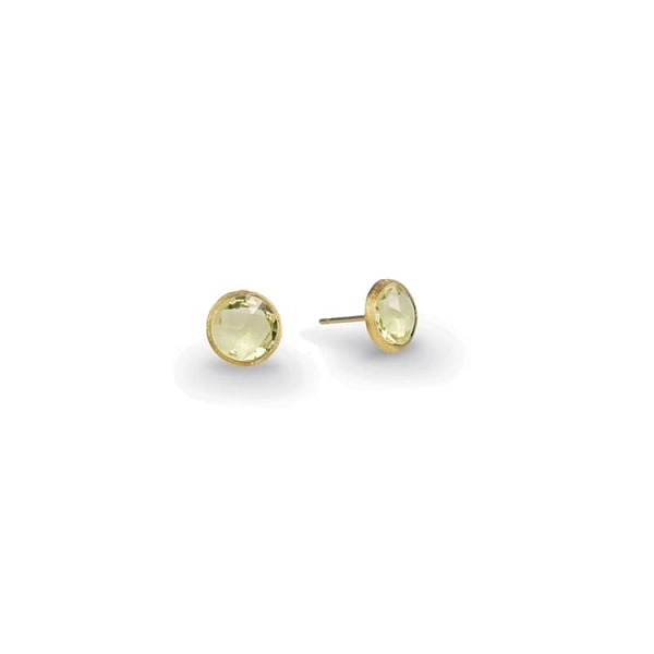 Vòng tai vàng với đá citrine chanh Marco Bicego Jaipur