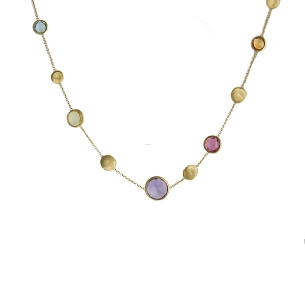 Vòng cổ vàng đính đá bán quý Marco Bicego Jaipur