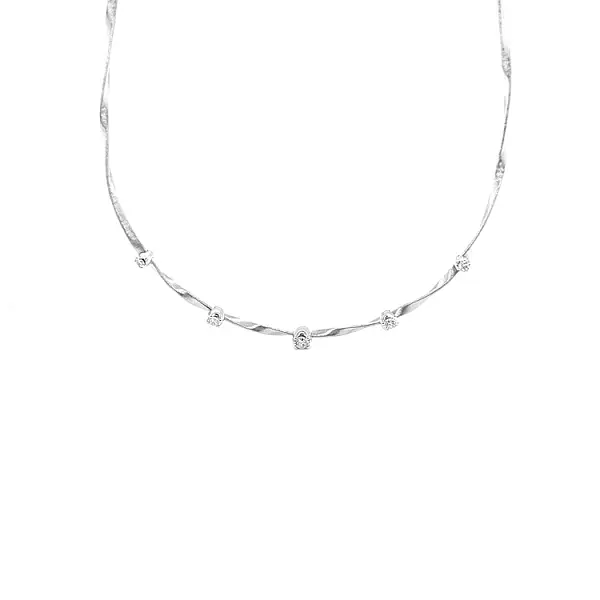 Vòng cổ vàng đính kim cương Marco Bicego Marrakech