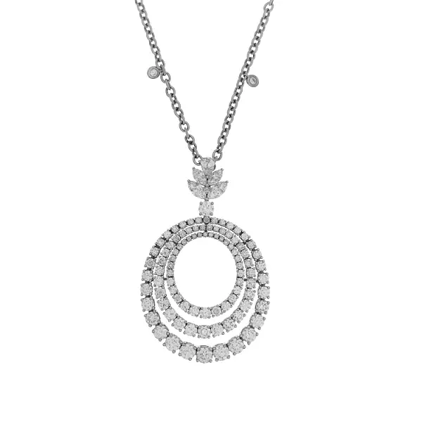 Mặt dây chuyền vàng đính kim cương