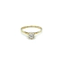 Nhẫn đính hôn bằng vàng với đá zircon