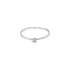 Nhẫn đính hôn bằng vàng với đá zircon
