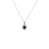 Dây chuyền vàng cao cấp gắn đá sapphire và kim cương
