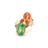 Nhẫn vàng 18K gắn tourmaline, sapphire và kim cương