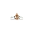 Nhẫn vàng 18K với kim cương vàng fancy và kim cương trắng