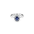 Nhẫn vàng đính sapphire và kim cương