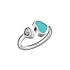 Nhẫn vàng Chopard Happy Hearts 829482-1408