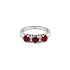 Nhẫn vàng đính ruby và kim cương