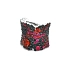 Nhẫn vàng đính ruby, spinel đỏ và kim cương đen