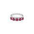 Nhẫn vàng đính ruby và kim cương