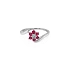Nhẫn vàng đính ruby và kim cương