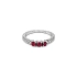 Nhẫn vàng đính ruby và kim cương