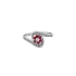 Nhẫn vàng đính ruby và kim cương
