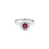 Nhẫn vàng đính ruby và kim cương