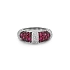 Nhẫn vàng đính ruby và kim cương