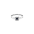 Nhẫn vàng đính sapphire và kim cương