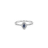 Nhẫn vàng đính sapphire và kim cương