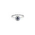 Nhẫn vàng đính sapphire và kim cương