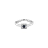 Nhẫn vàng đính sapphire và kim cương