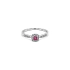 Nhẫn ruby với kim cương trắng vàng