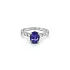 Nhẫn vàng đính Tanzanite và kim cương