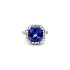 Nhẫn kim cương với đá Tanzanite