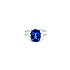 Nhẫn vàng đính Tanzanite và kim cương