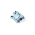 Nhẫn độc quyền với đá aquamarine, đá sapphire lấp lánh và kim cương