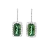Sự sang trọng của đá tourmaline xanh kết hợp với kim cương