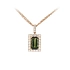 Vòng cổ với đá tourmaline đẹp kết hợp với kim cương