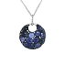 Mặt dây chuyền vàng đính sapphire và kim cương