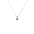 Mặt dây chuyền Ruby đính kim cương trắng vàng